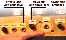 rear amp controls