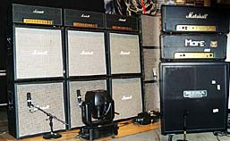 whitesnake stacks and mesa cabinet