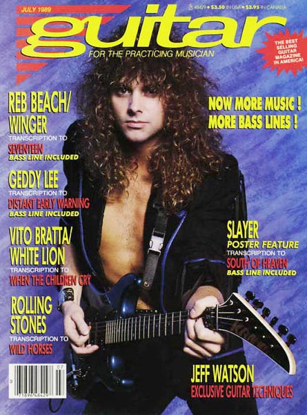 Guitar magazine cover