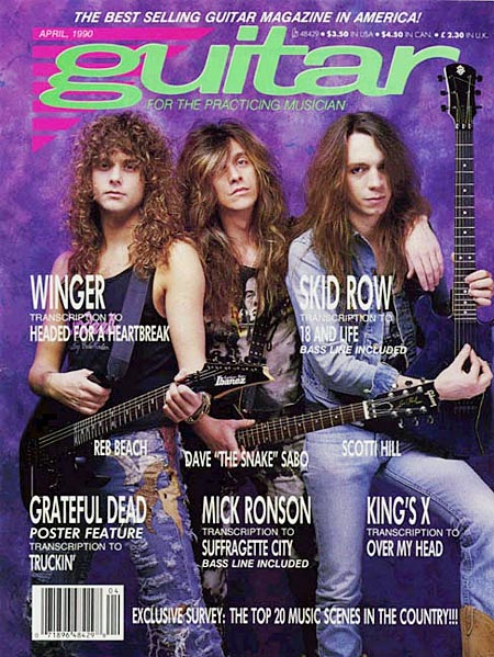 Guitar magazine cover
